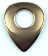 Dugain Contoured Pick (No Index Imprint with Hole) - Bronze