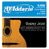 D’Addario Gypsy Jazz Strings Light (10-44) EJ83L (5 Sets) Ball Ends