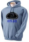 D Hole "Grande Bouche" and "Gypsy Jazz" Grey Pullover Hoodie