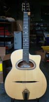 Maurice Dupont 2006 MDC-60 D Hole Guitar (Santos Rosewood Back and Sides) with HSC and Bigtone PU
