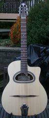 Maurice Dupont 2010 Nomade D Hole Guitar (Mahogany Back and Sides) with SSC