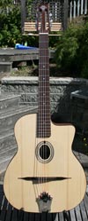 Maurice Dupont 2010 Nomade Oval Hole Guitar (Mahogany Back and Sides) with SSC
