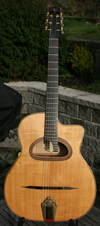 2004 Shelley Park Elan 12 Fret D Hole Guitar with Maple Back and Sides (Serial #134) with HSC 
