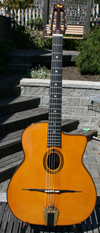 Stefan Hahl 2009 Gitano Oval Hole Guitar (Indian Rosewood Back and Sides) with Hardshell Case ***SOL