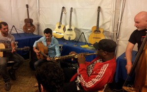 The friendly and talented James Carter in one of his countless jam-sessions.