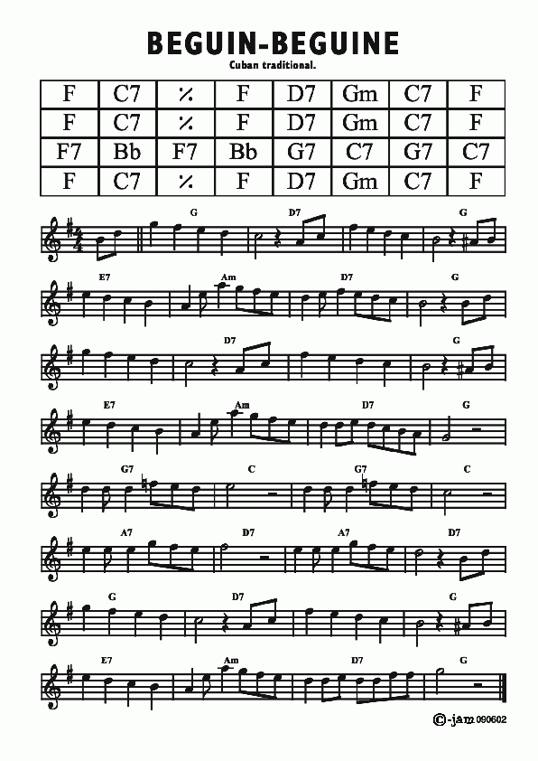 Wanted Begin The Beguine Lead Sheet For Instrument Djangobooks Forum