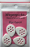 Wegen Big City Picks 1.8mm (4 Pack) (White)