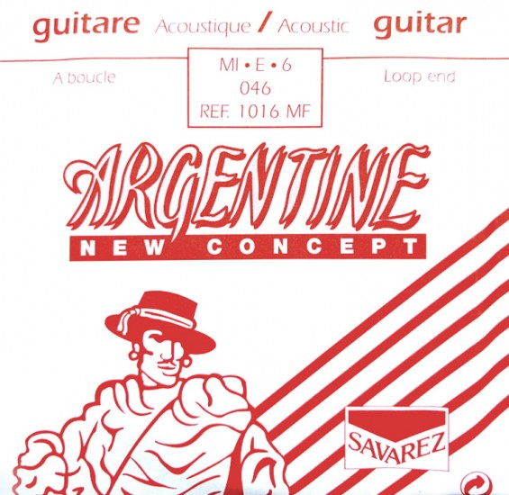 Argentine Single E Strings 1016MF 46 Gauge - Loop End(10 Pack ...