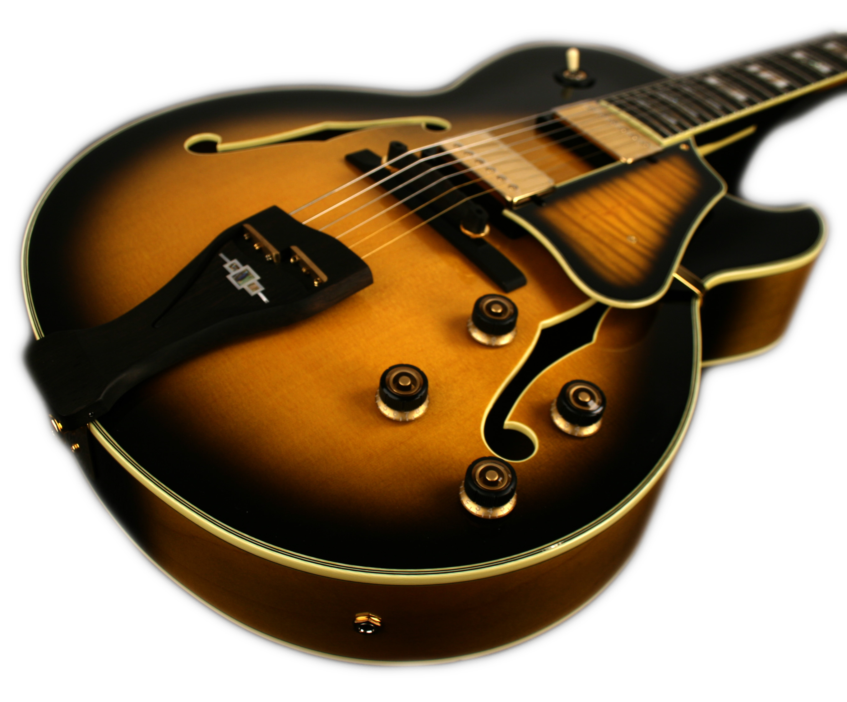 Ibanez George Benson Signature Electric Guitar Vintage Yellow Sunburst