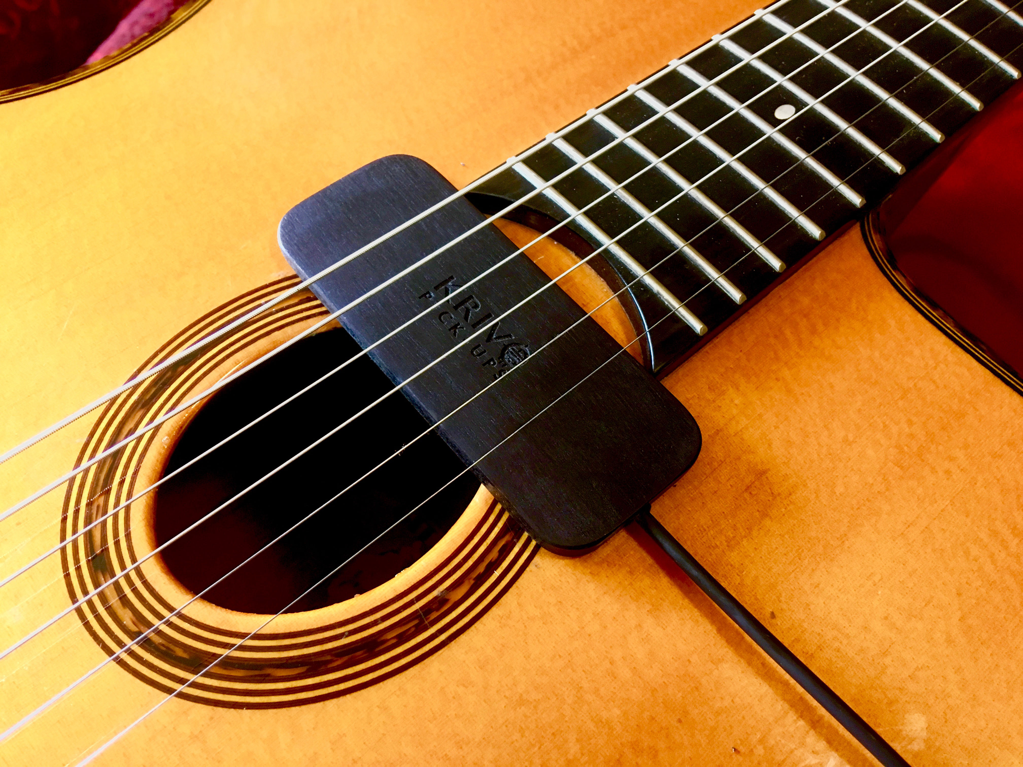 Krivo Nuevo Black Single Coil Gypsy Jazz Guitar Pickup