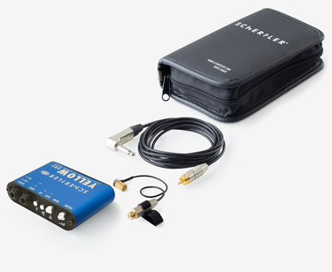 Schertler STAT-C-Uno Electrostatic Transducer for Cello (with cable and YELLOW Uno preamp)