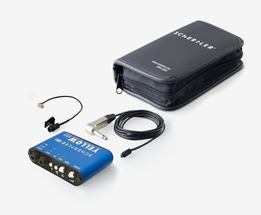 Schertler STAT-V-Uno Electrostatic Transducer for Violin/Viola (with cable and YELLOW Uno preamp)