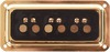 DeArmond Dynasonic Pickup – Gold/Black – Bridge