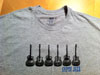 "Gypsy Jazz" And Guitars Grey Men's T-shirt