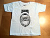 Kids Distressed OVAL Hole "Petite Bouche" Gypsy Jazz White T-Shirt