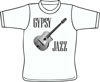 Gypsy Jazz And Selmer Style Guitar White T-Shirt