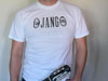 Distressed "DJANGO" Gypsy Jazz White T-Shirt