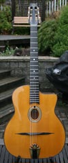 Maurice Dupont 2010 MD-50 Oval Hole Guitar (Indian Rosewood Back and Sides) with HSC