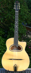 USED Maurice Dupont 2006 MDC-50B D Hole Guitar (Brazilian Rosewood Back and Sides) with  Hardshell C