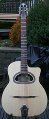 Maurice Dupont 2010 Nomade D Hole Guitar (Mahogany Back and Sides) with SSC