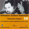 Integrale Django Reinhardt - Vol.19 (1950-1952) Troublant Boléro