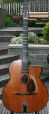 1973 Jacques Favino CUSTOM 14 Fret Oval Hole Guitar with Bigtone Pickup (Modele #10 - Serial #277 - 