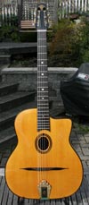 Jean Barault 2010 Oval Hole Guitar (Indian Rosewood Back and Sides) HSC