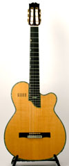 2001 Kirk Sand Mahogany Model Electric Nylon String