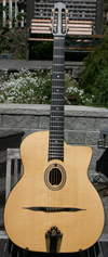 Maurice Dupont 2008 MD-100 Oval Hole Guitar (Mahogany Back and Sides) with  Hardshell Case ***SOLD!!