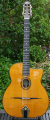 Stefan Hahl 2008 Gitano Oval Hole Guitar (Indian Rosewood Back and Sides) with Hardshell Case ***SOL