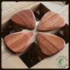 Timber Tones Almond Wood Pack of 4